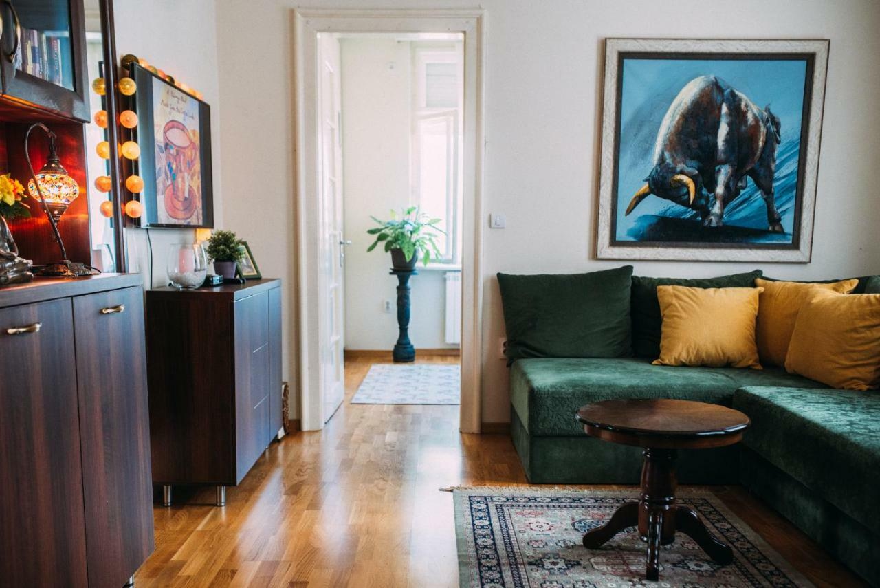 Crown Apartment With Garden View Bělehrad Exteriér fotografie